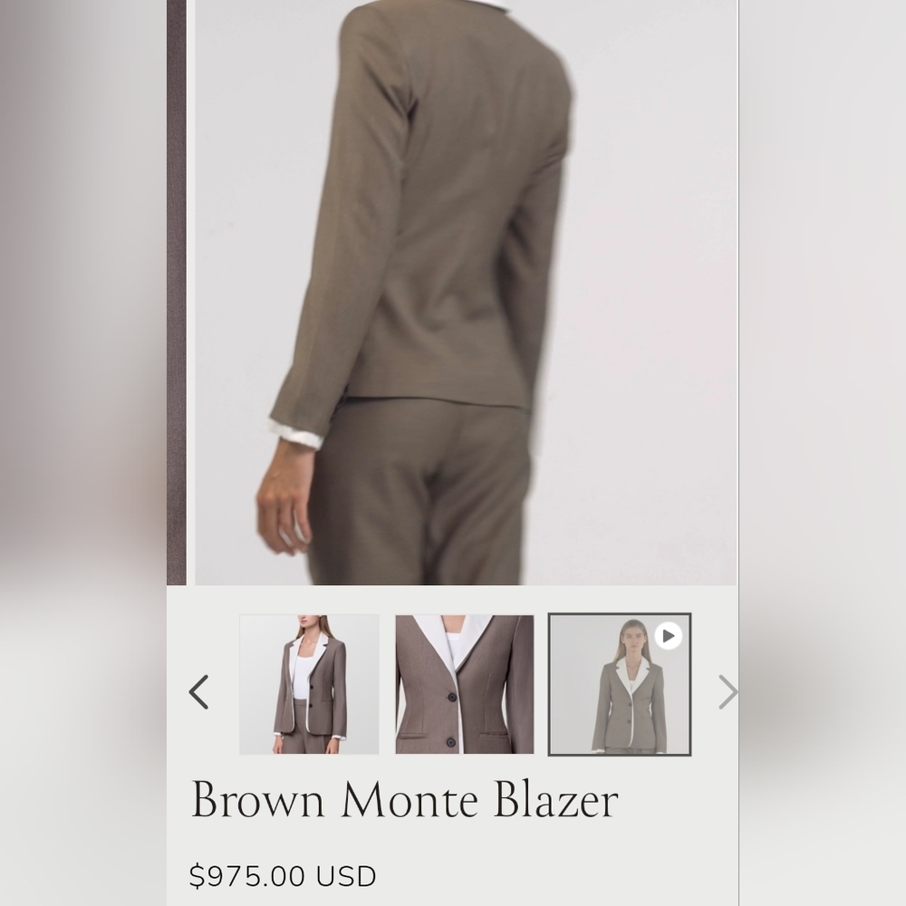 Dana Bandi brown Monte blazer - Picture 6 of 14